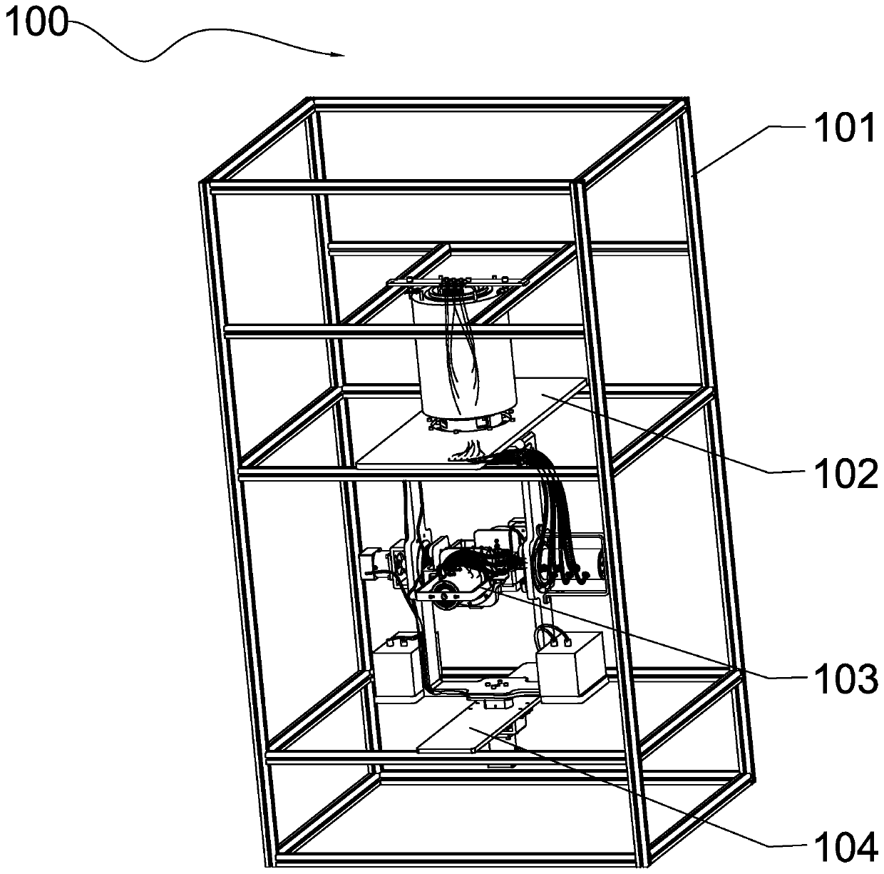 Electronic stability control system test method and test device