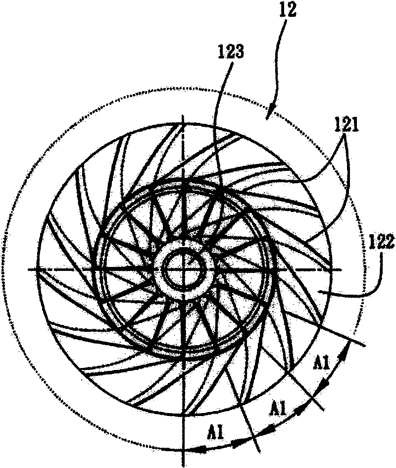 Centrifugal pressurizing propeller structure