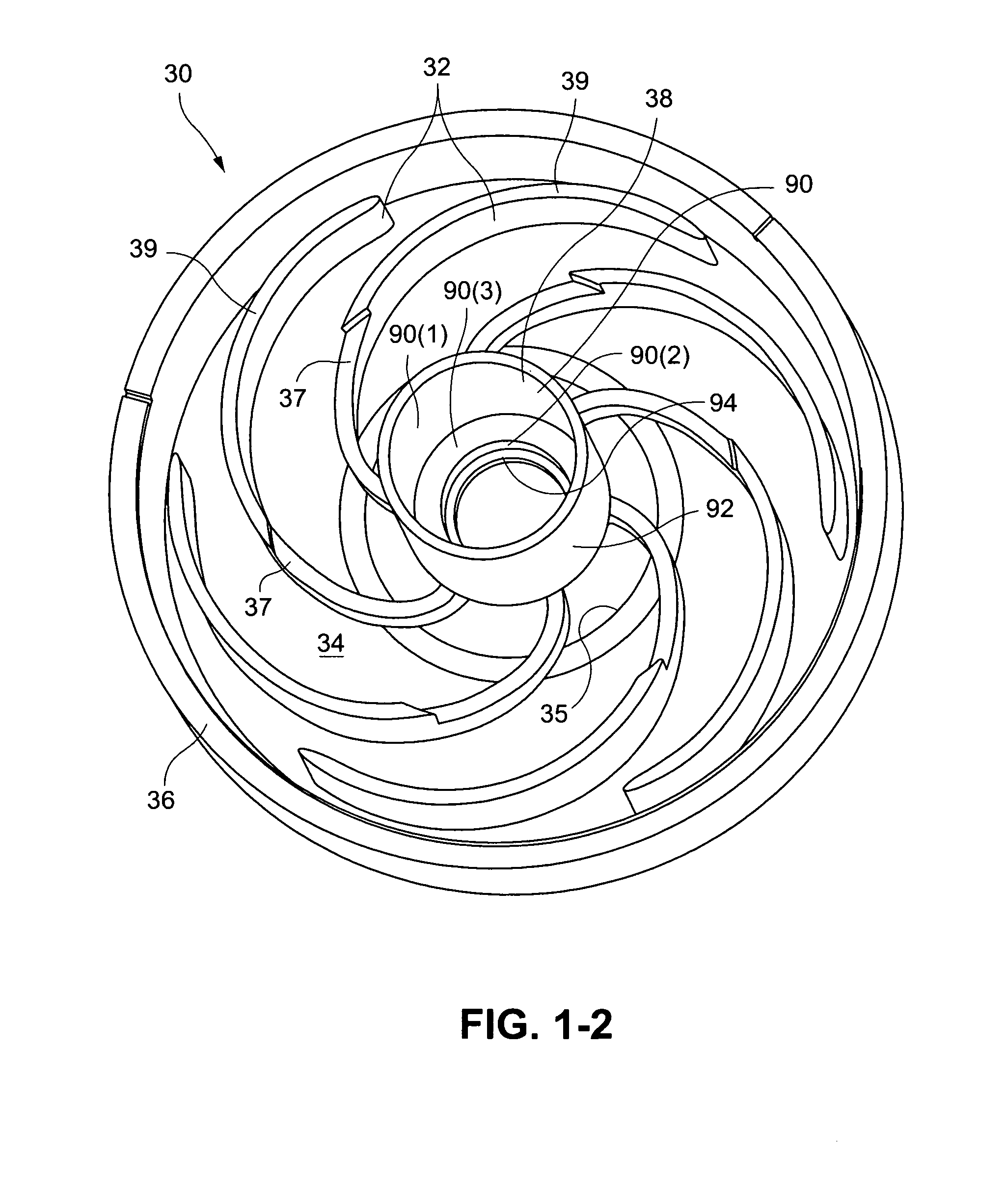 Blower with bearing tube
