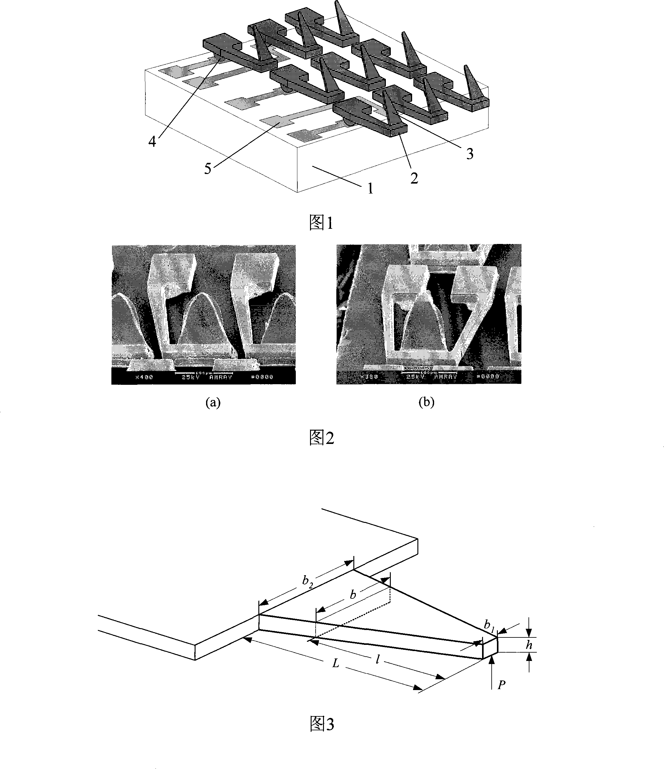 Micro-mechanism testing probe card based on electroplating technique and manufacturing method thereof