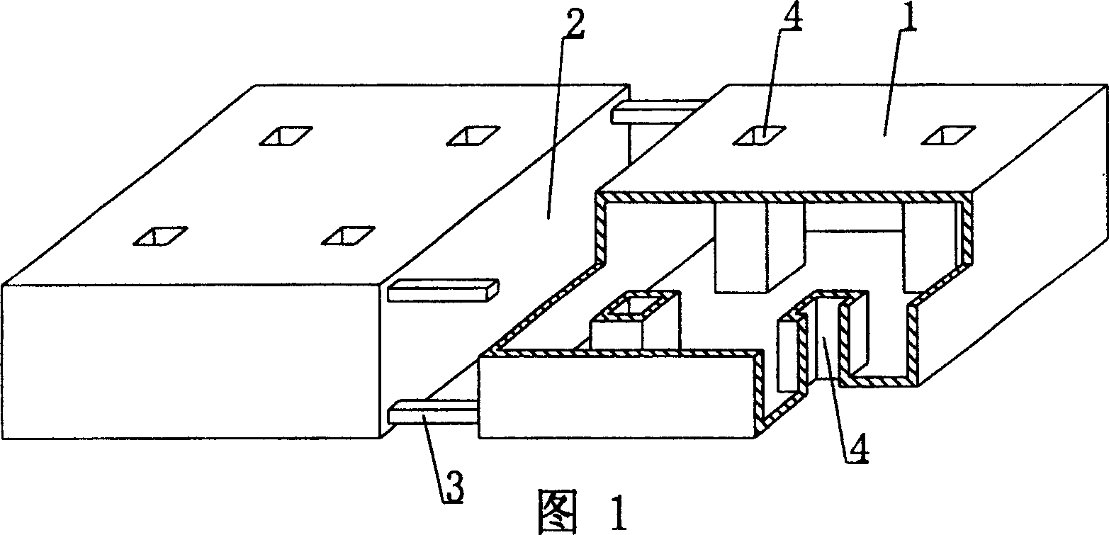 Hollow member for concrete