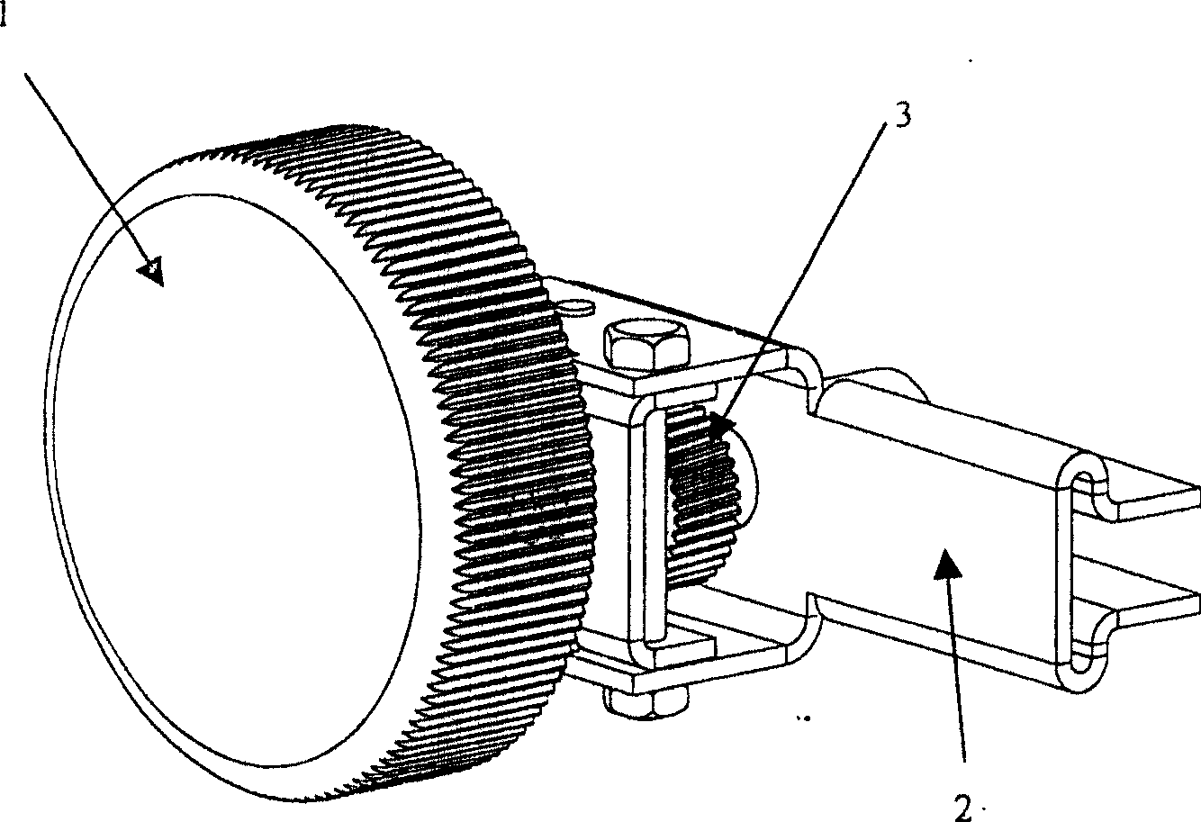 Scroll wheel type piano toning apparatus