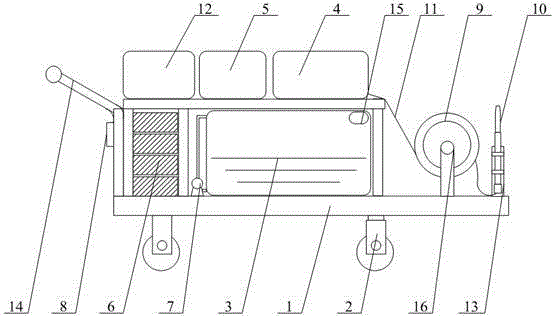 Remote spraying machine