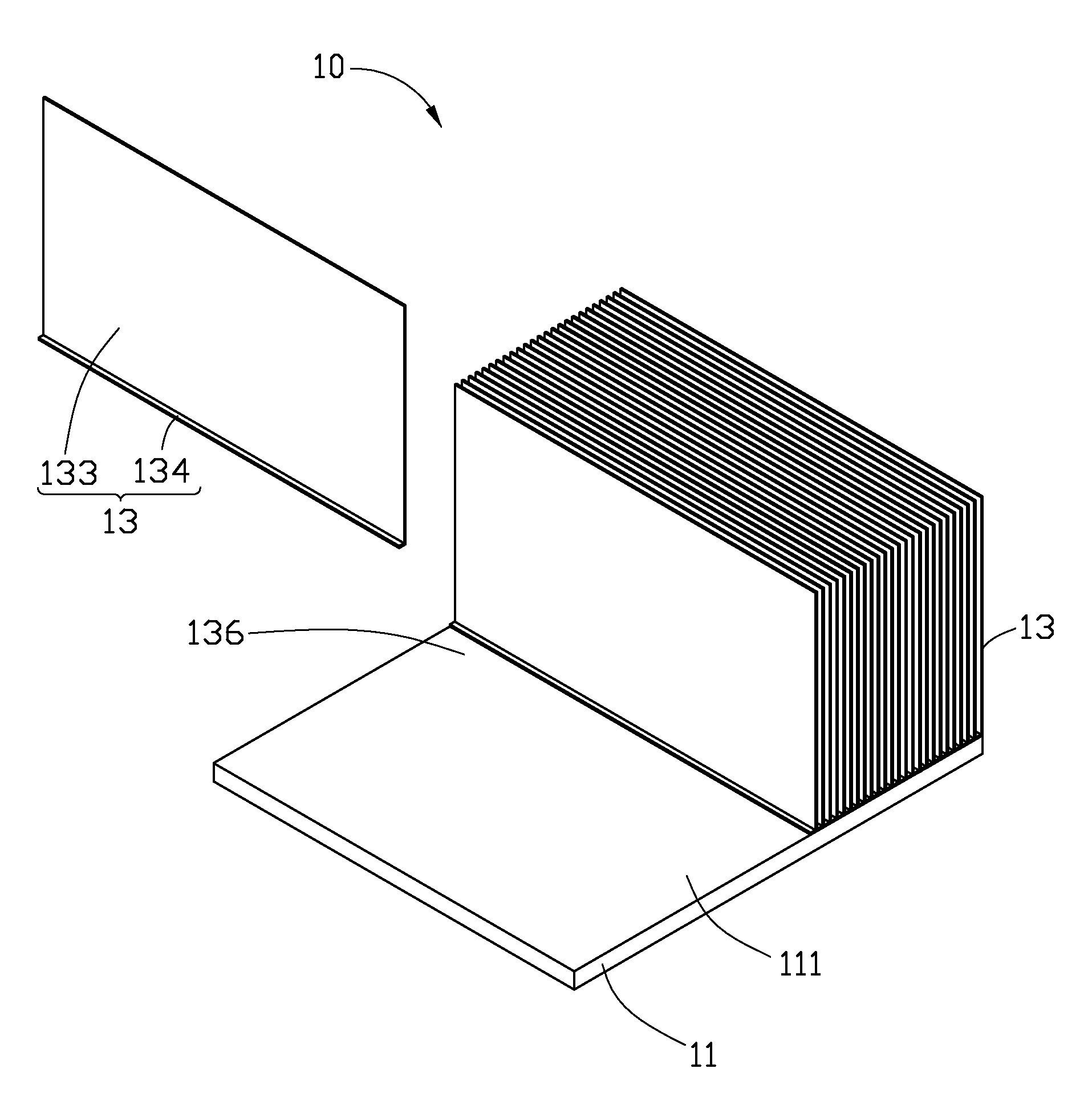 Method of making heat sink