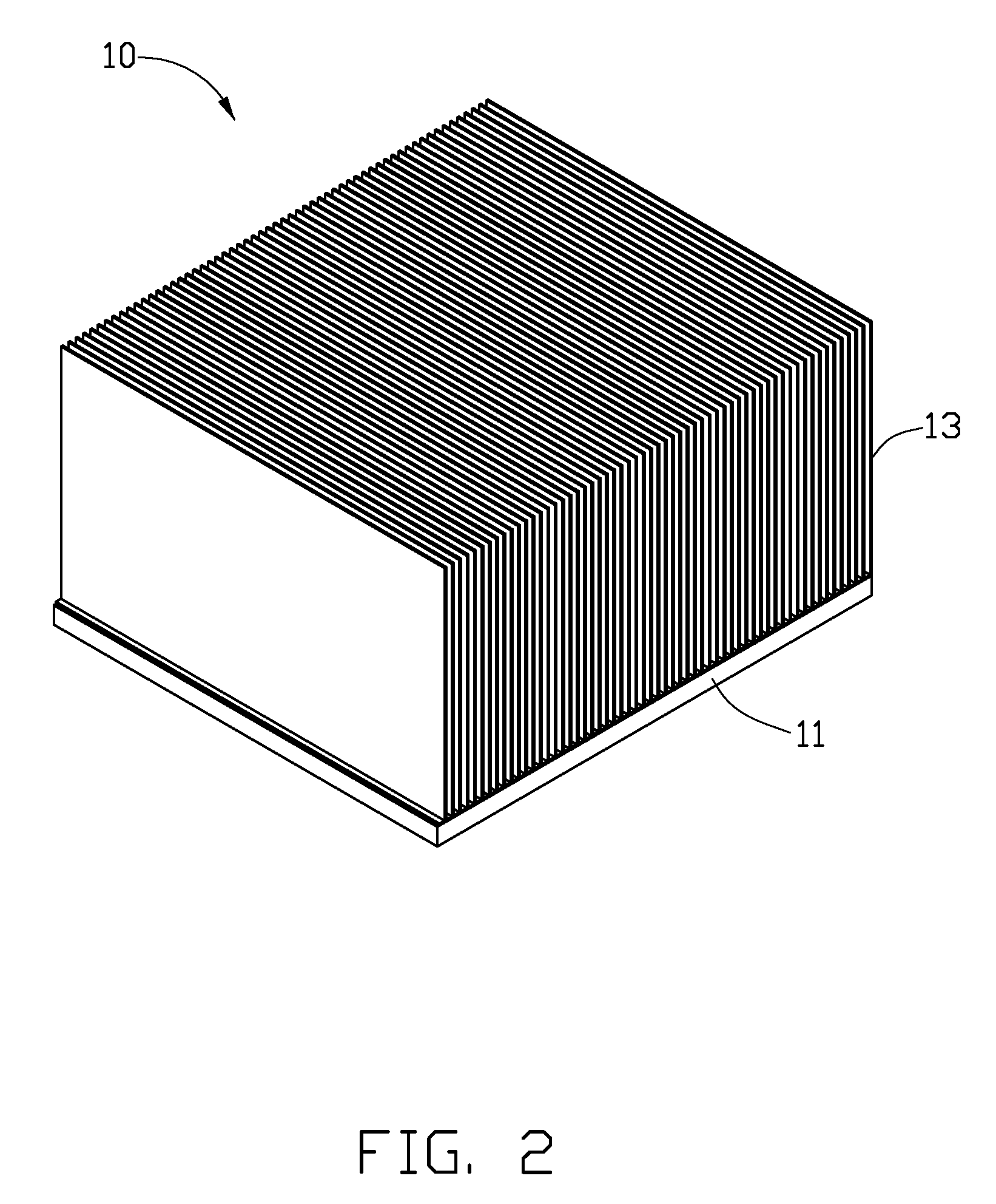 Method of making heat sink