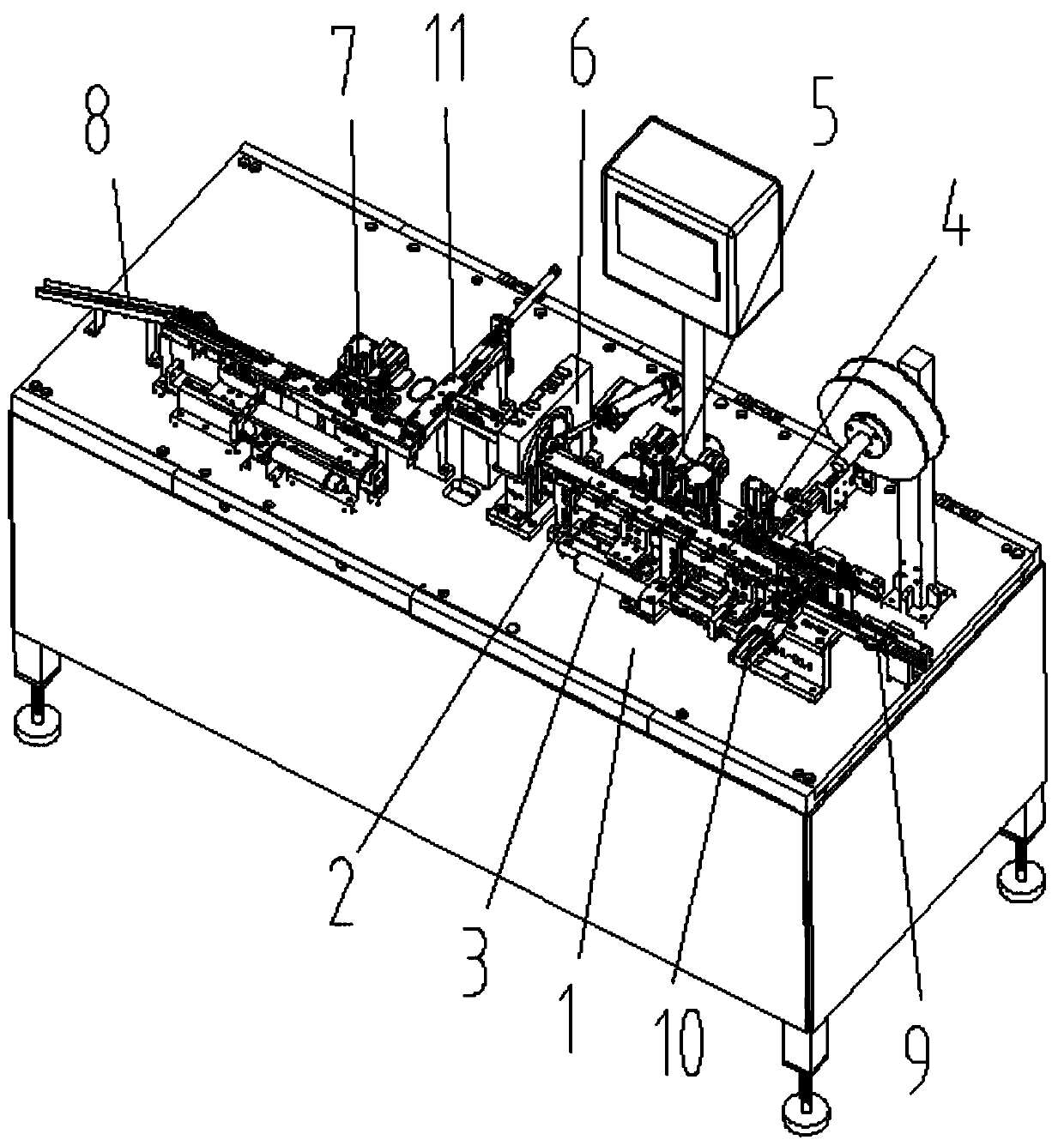 A kind of automatic assembly machine of usb interface