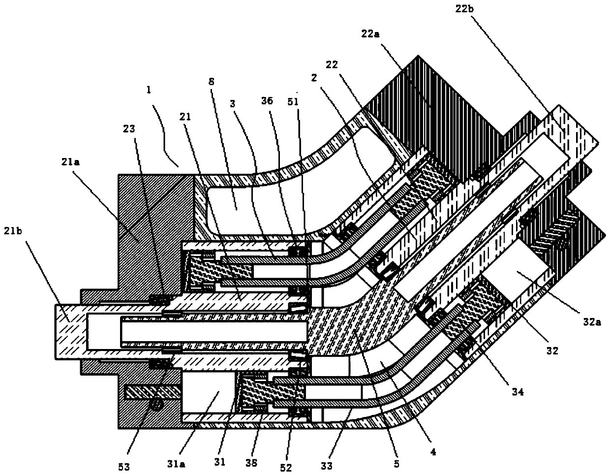 Two-rotor variable-cycle detonation piston engine