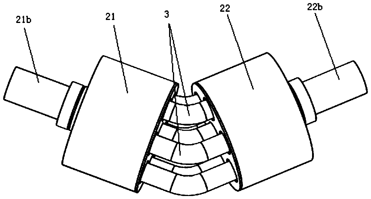 Two-rotor variable-cycle detonation piston engine