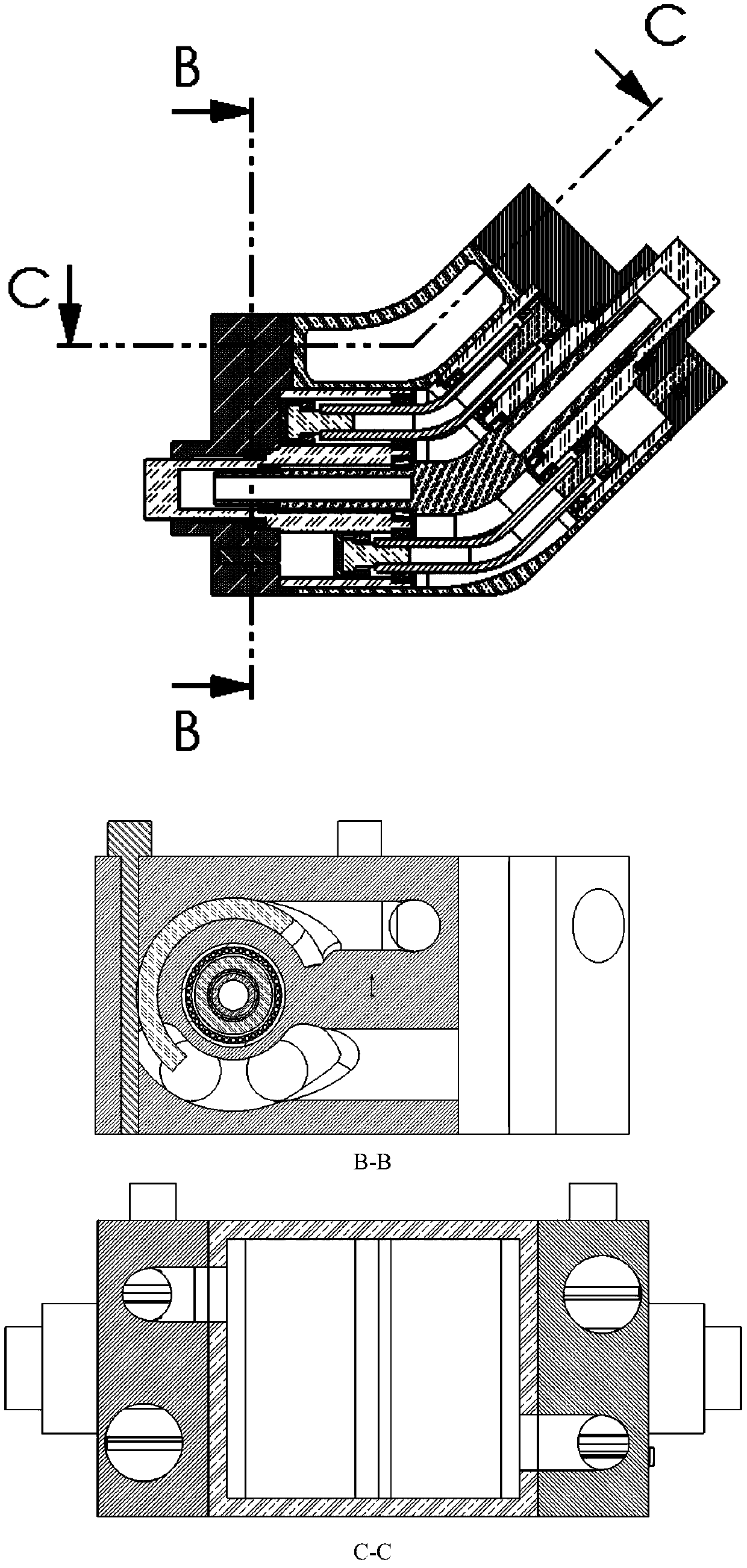 Two-rotor variable-cycle detonation piston engine