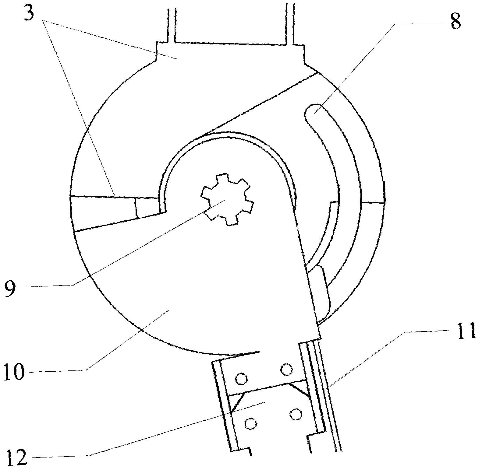 Active knee joint structure with function of load-bearing and self-locking