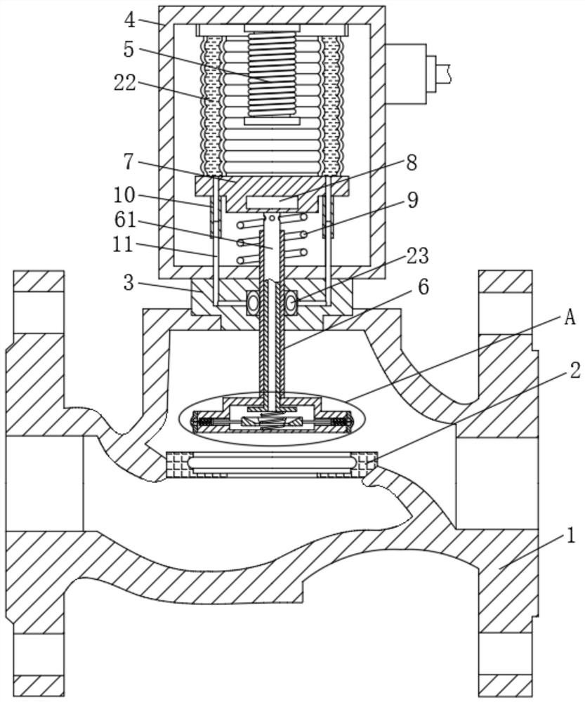 Multi-stage sealing refrigeration valve