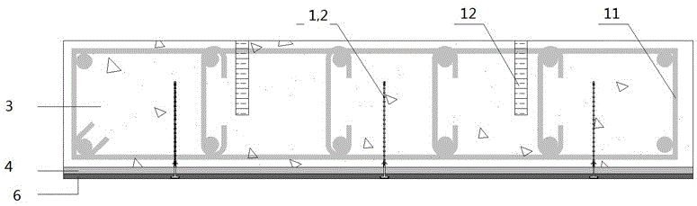 Reverse hitting preparation technology of non-facing layer prefabricated wall body