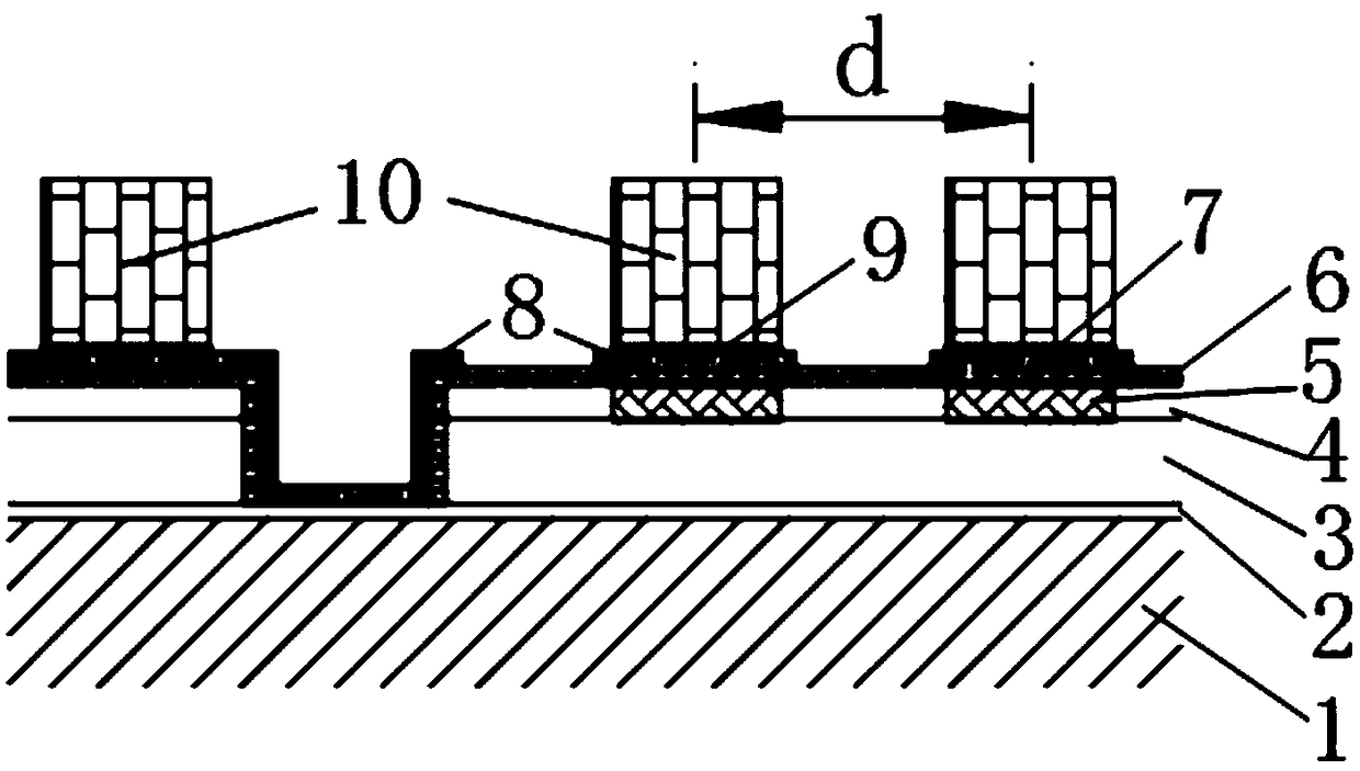Method for preparing large-scale small-pixel indium gallium arsenide focal plane detector