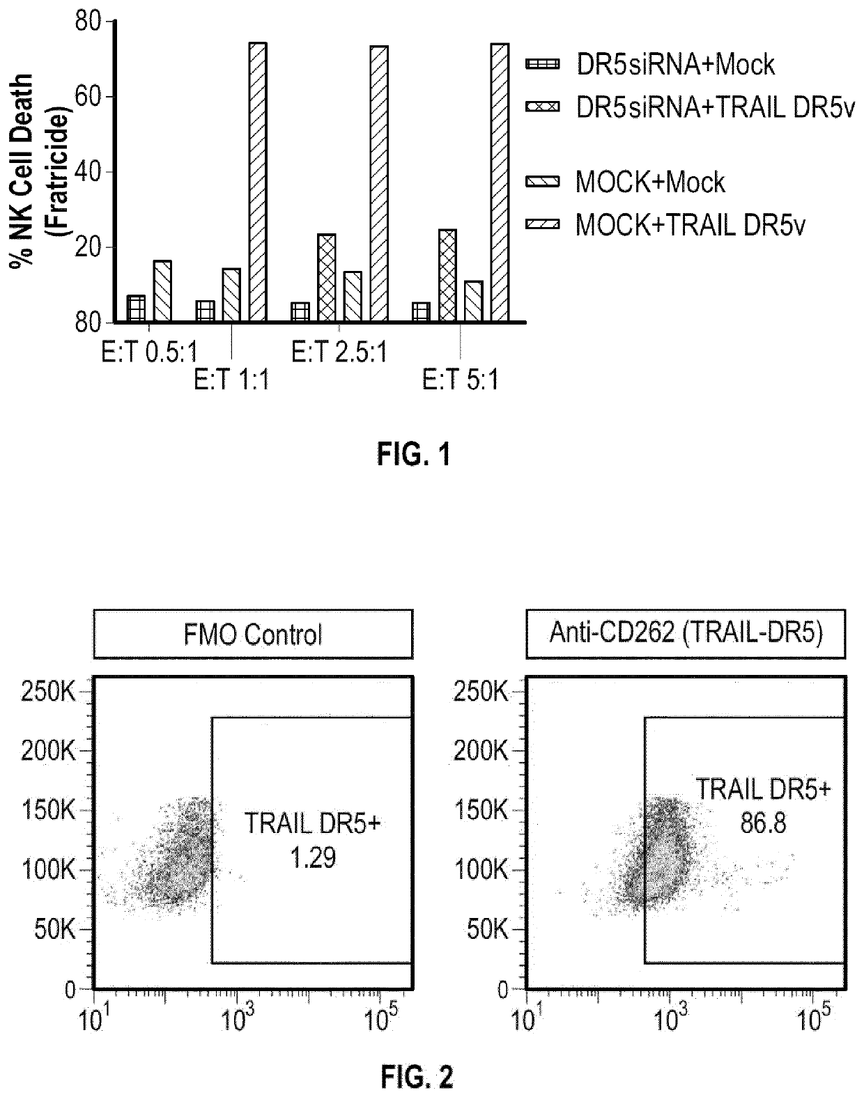 Modified immune effector cells with increased resistance to cell death