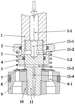 High pressure oil control variable damping shock absorber