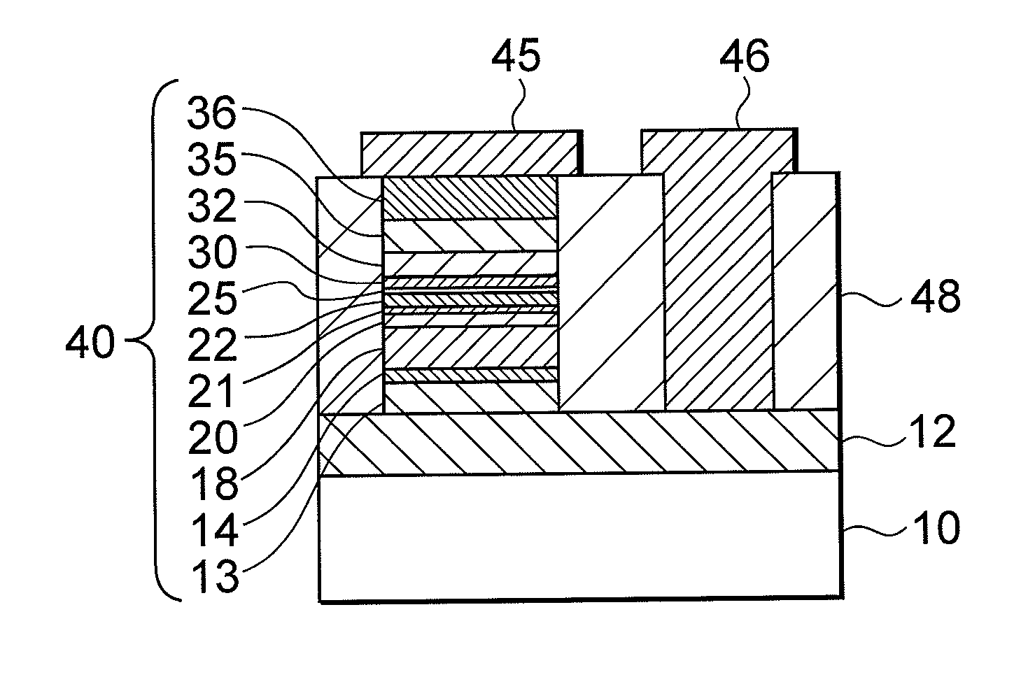 Ferromagnetic tunnel junction element, magnetic recording device and magnetic memory device