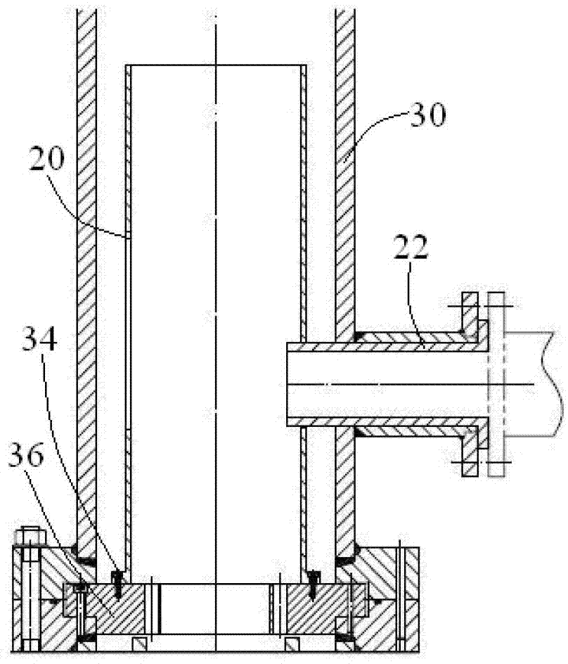Cross flow testing apparatus and method for cold test on drive wires of nuclear power plants