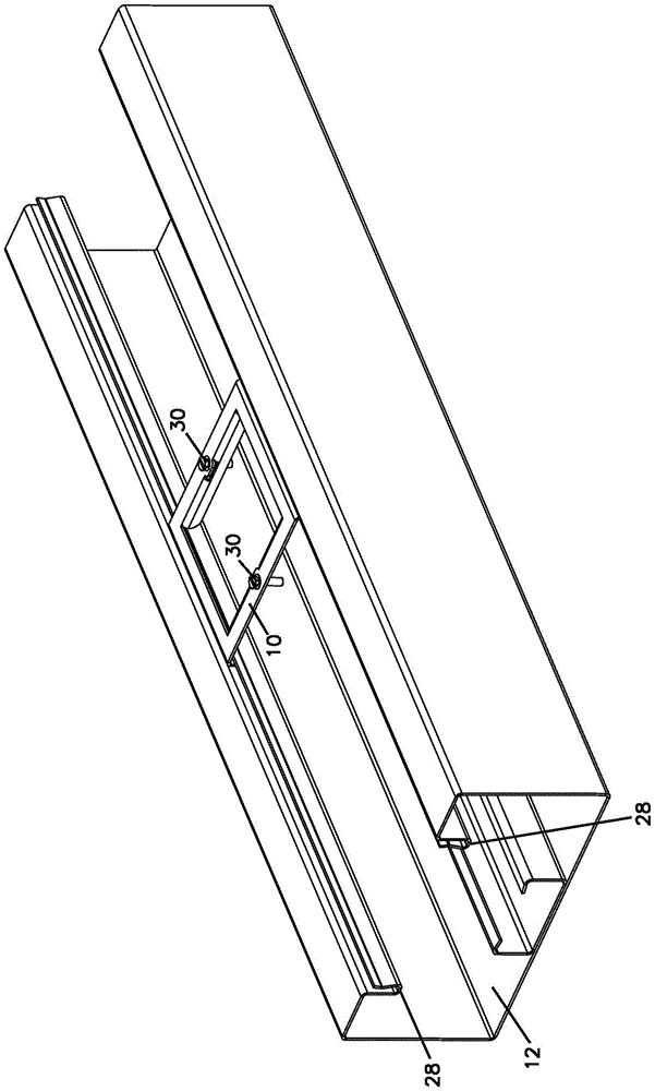 Support frame for structured cabling system