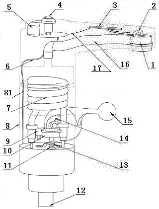 An electric water faucet with negative ion generator