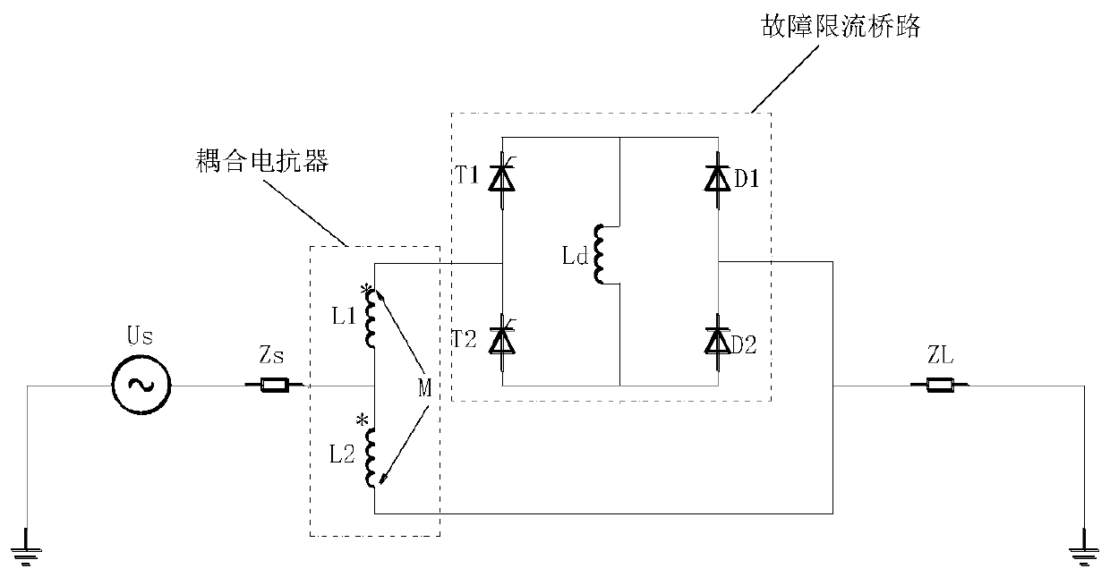 Economical bridge type fault current limiter