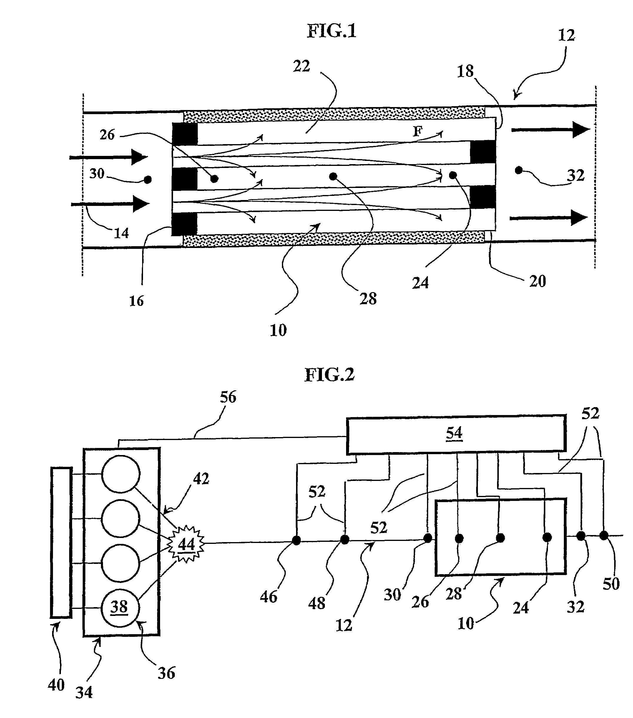 Method and device for regenerating a particle filter integrated into an exhaust line of an internal combustion engine