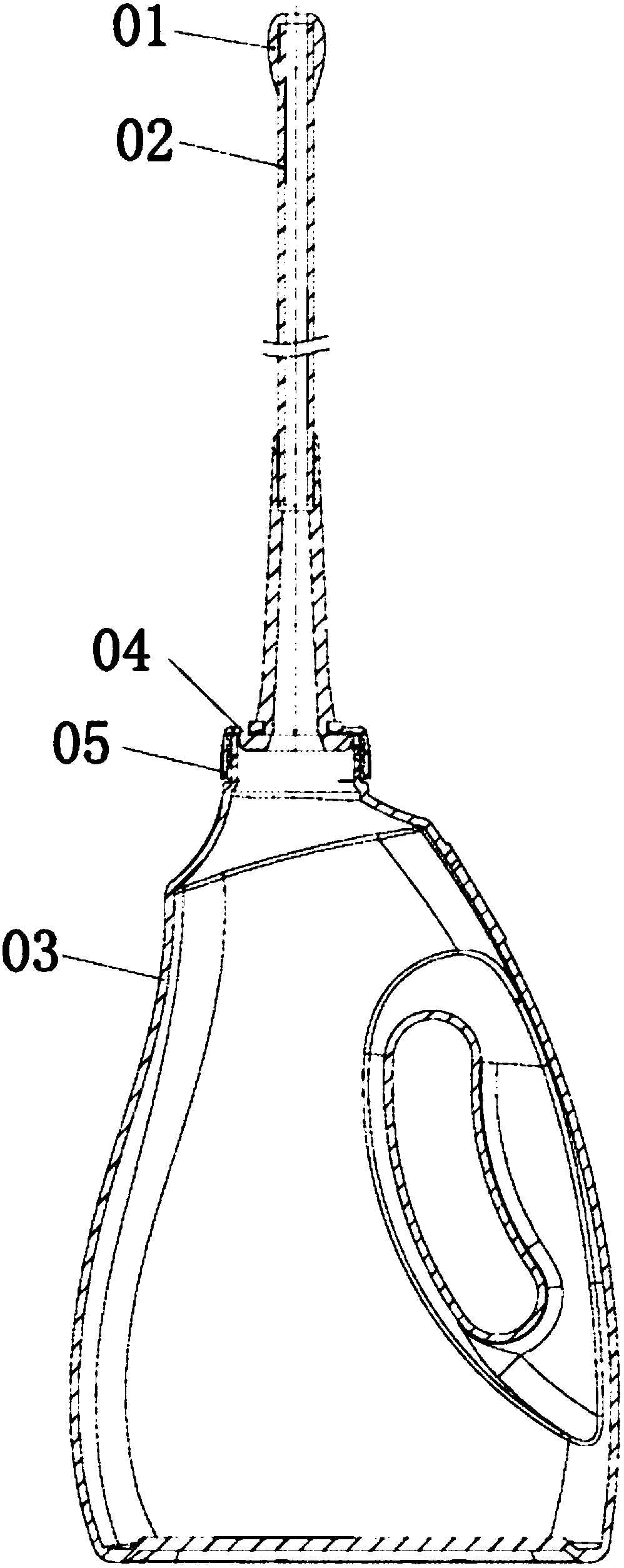 Novel liquid medicine and milk feeder for animal husbandry