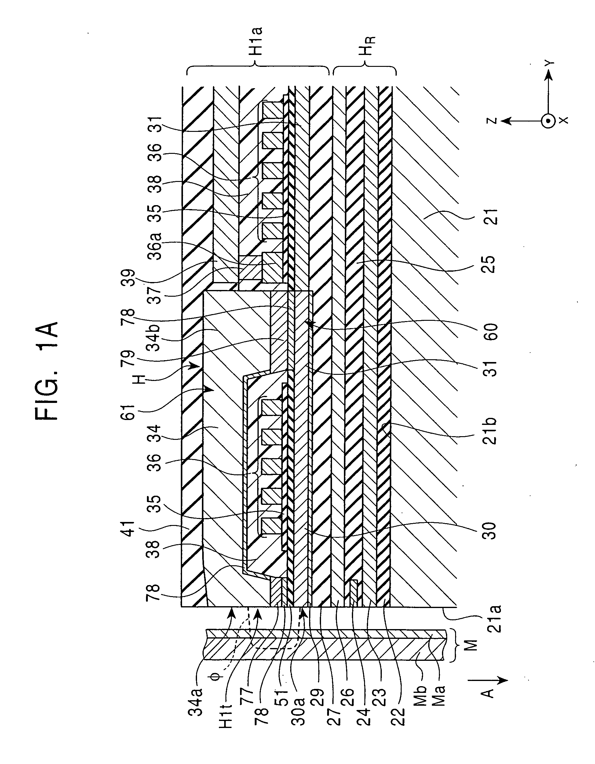 Perpendicular magnetic head and method for manufacturing the same
