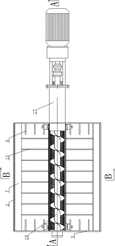Product suction filtration slot filtration discharge mechanism