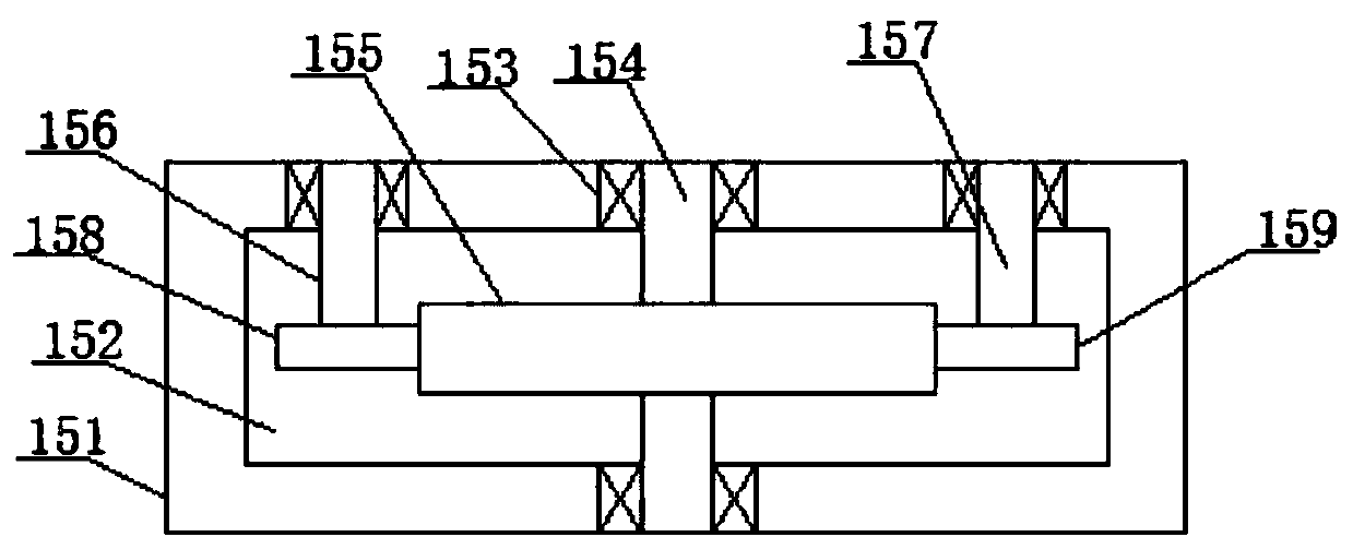 Internal circulation type air drying device for safety protection of electronic equipment