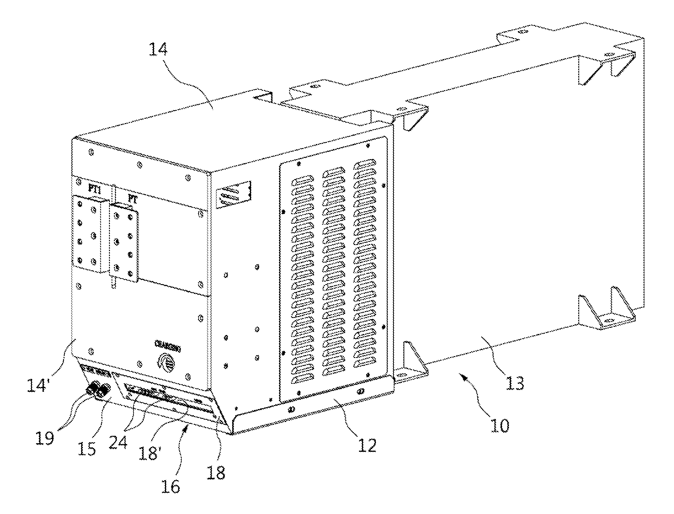 Modular apparatus for high voltage direct-current transmission system