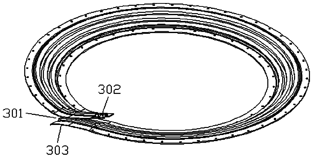 Heat-proof device for swing type rocket engine nozzle