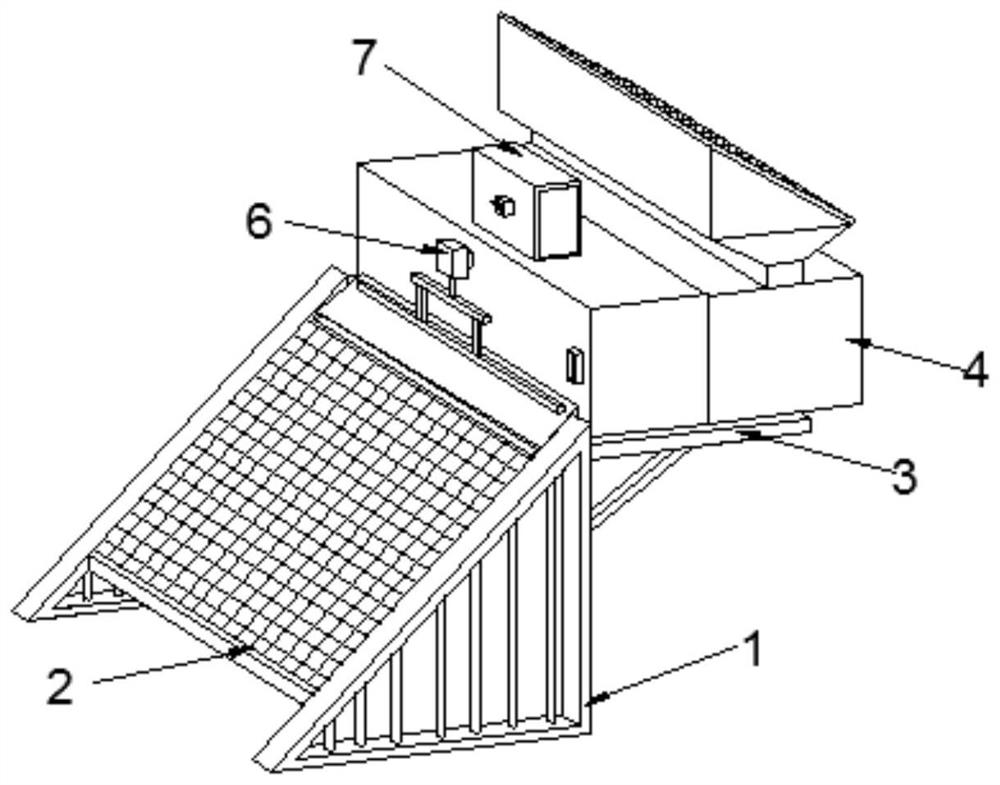 Solar cell panel surface cleaning device for photovoltaic power generation