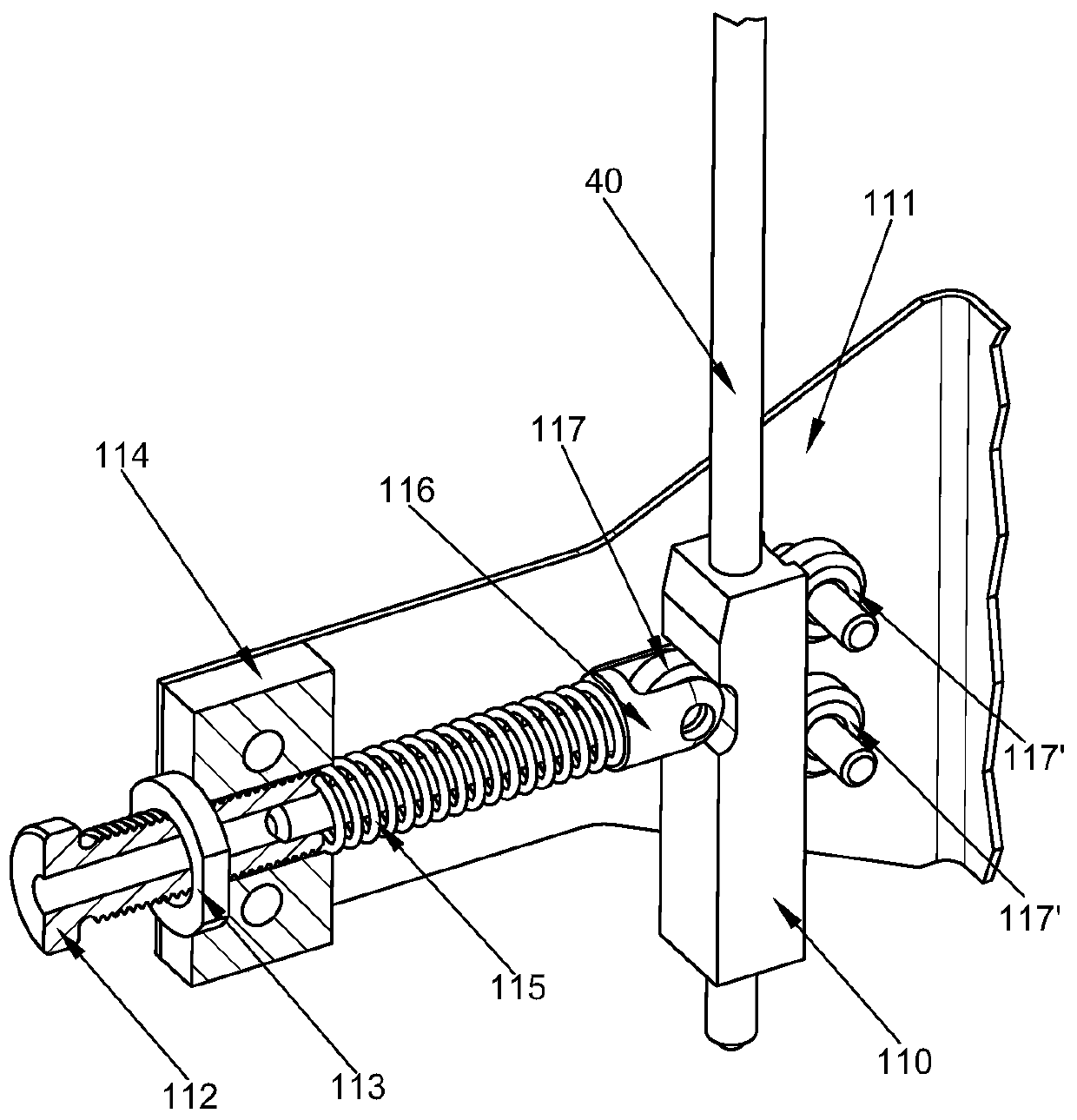 Hinge door throwing device