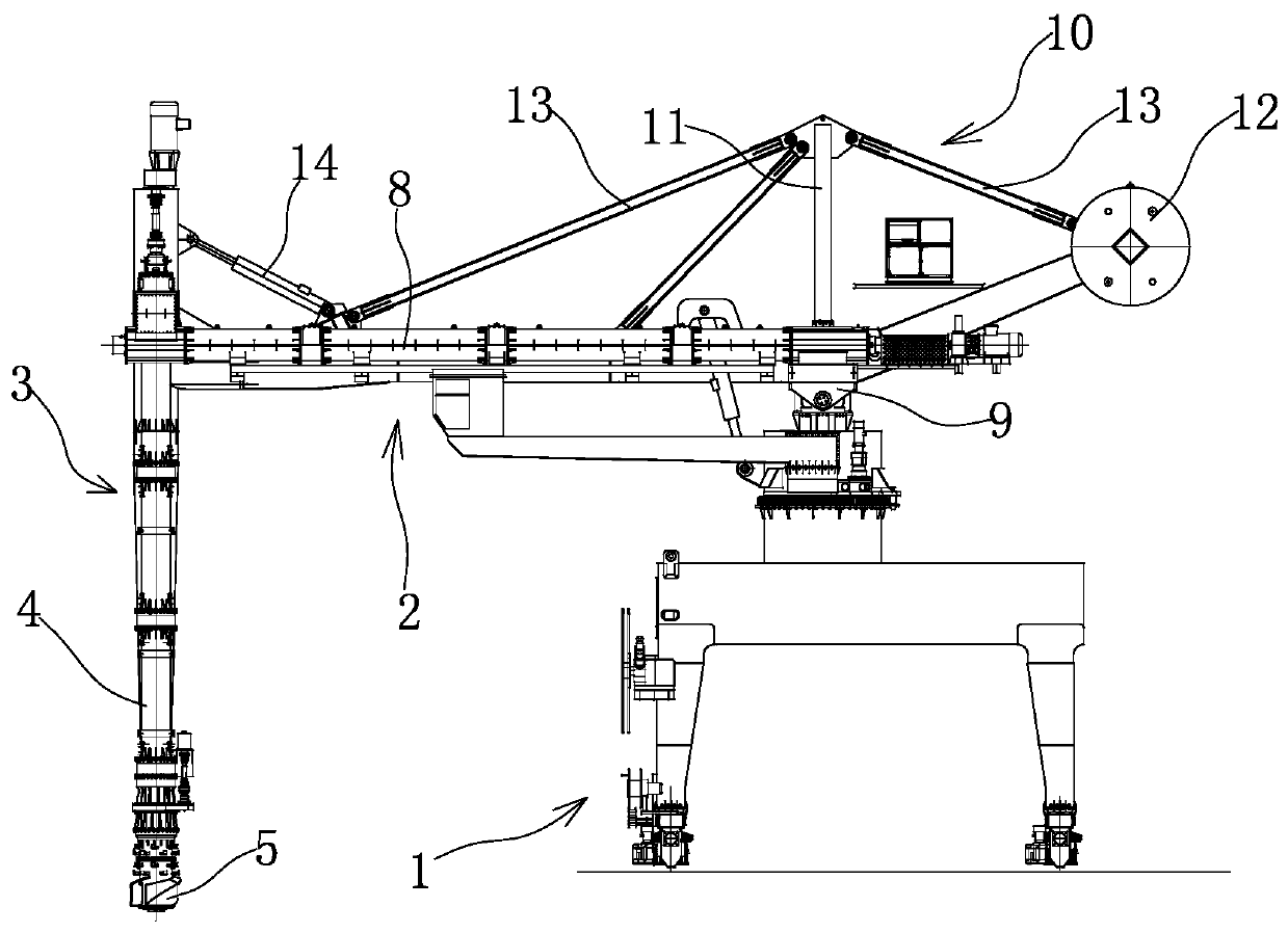 Reversing material taking device base on permanent magnet motor driving