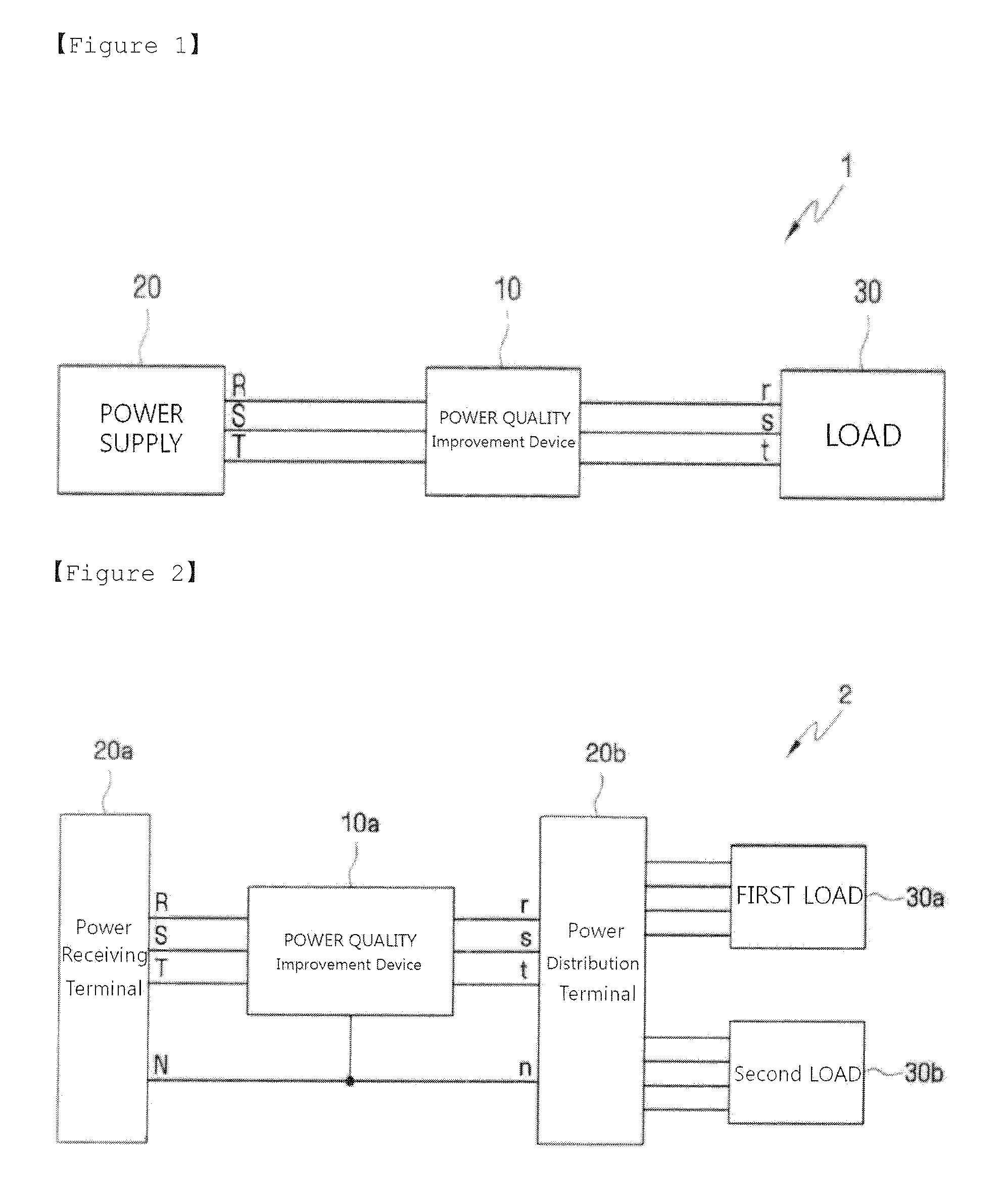 Power quality improvement device and power supply system