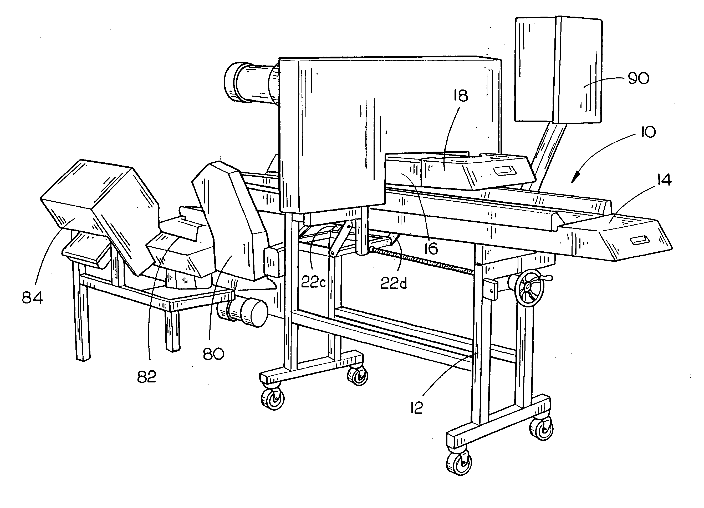 Horizontal meat slicer with bandsaw blade