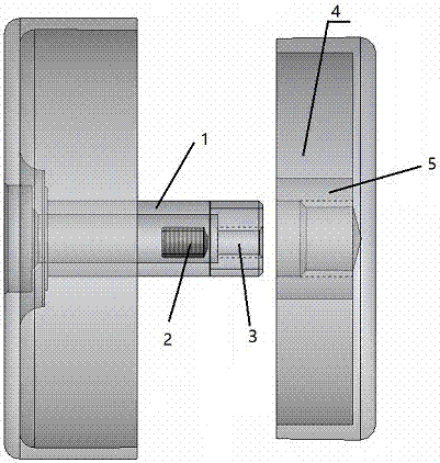 Threaded connecting mechanism capable of preventing looseness and transmitting torque