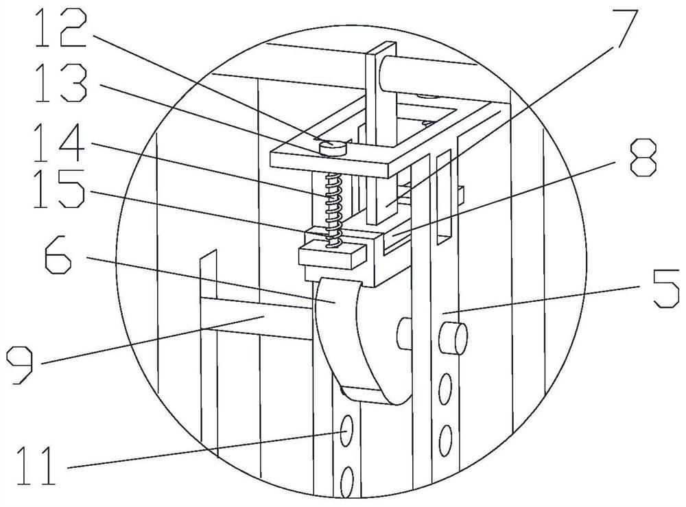 A device for testing the bending performance of a vascular stent