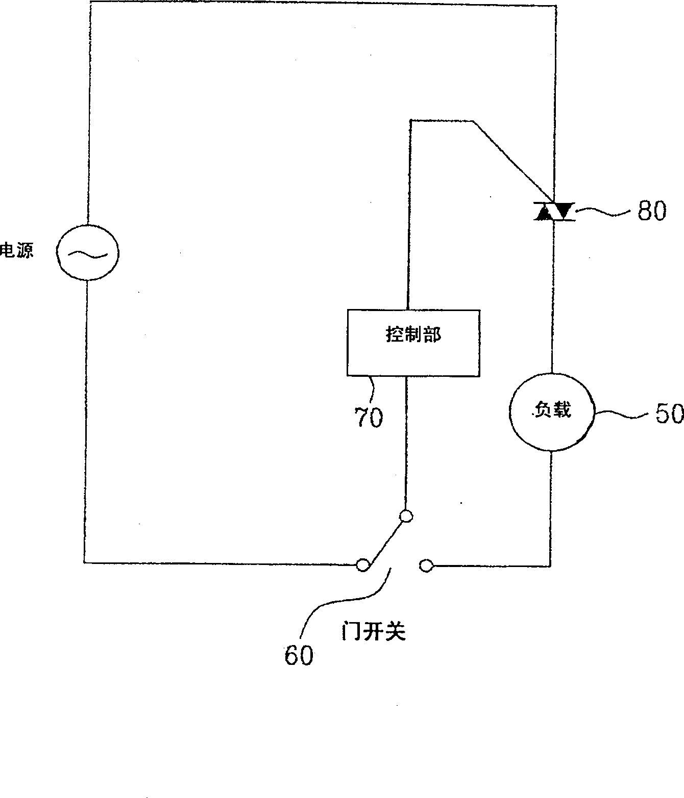 Door controlling circuit and method for dish washer