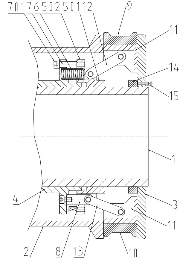 Variable-supporting-diameter seamless forming drum