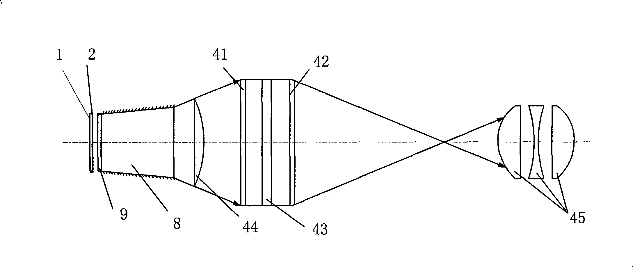 Liquid crystal projection lamp and control method thereof