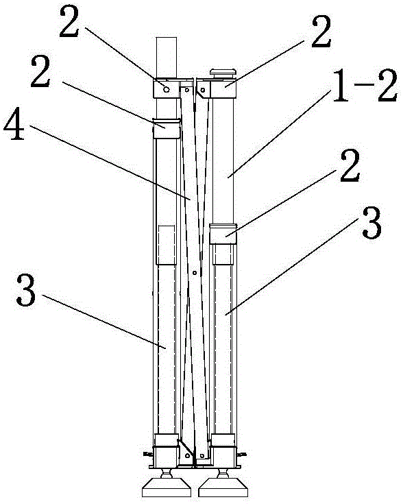 Folding chair frame structure with trapezoidal stool surface