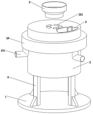Novel wheat screening device for flour processing