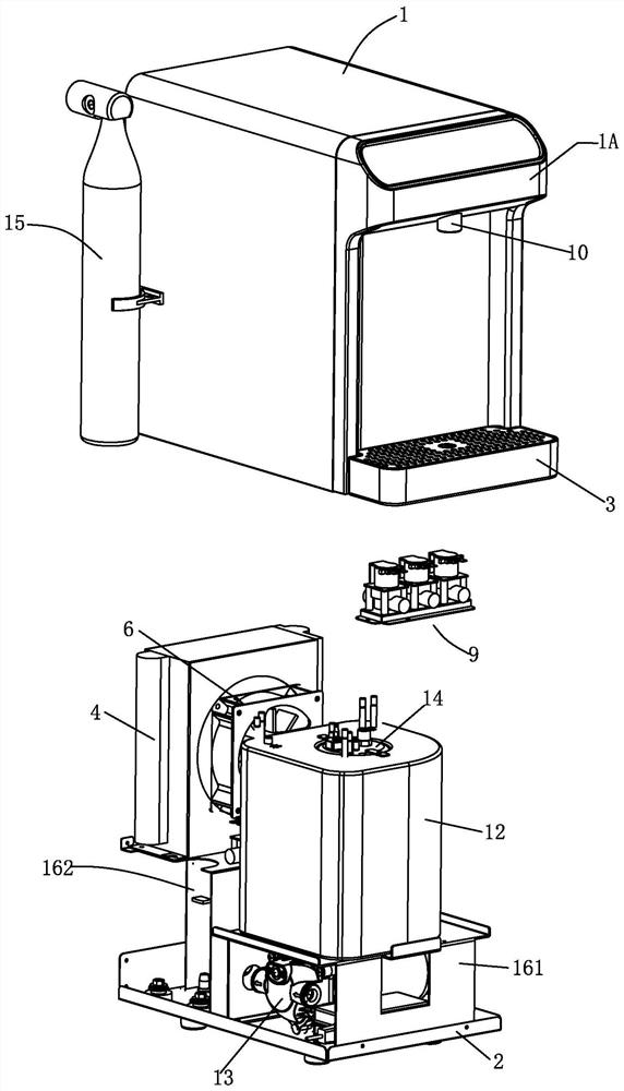 Bubble water machine