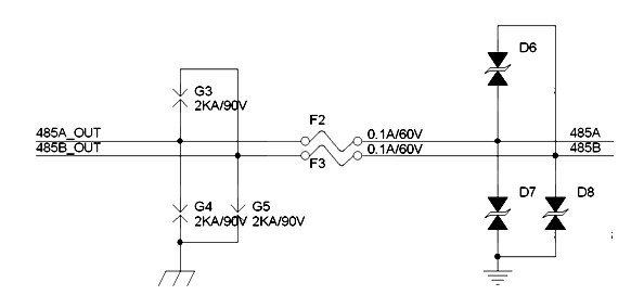 Lightning protection structure of spherical video camera