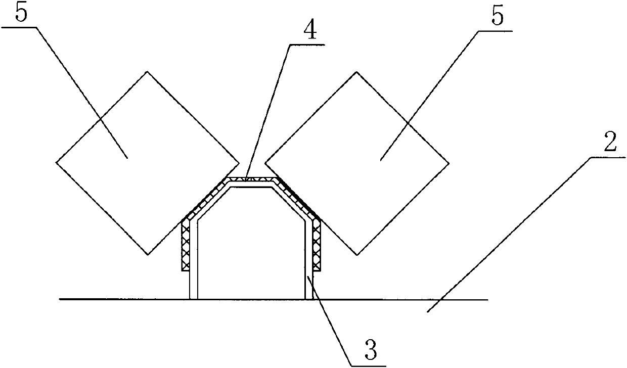 Cart for protecting polycrystal small ingot corner