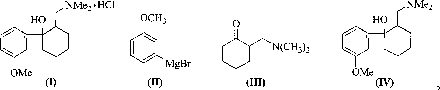 Method for synthesizing tramadol hydrochloride
