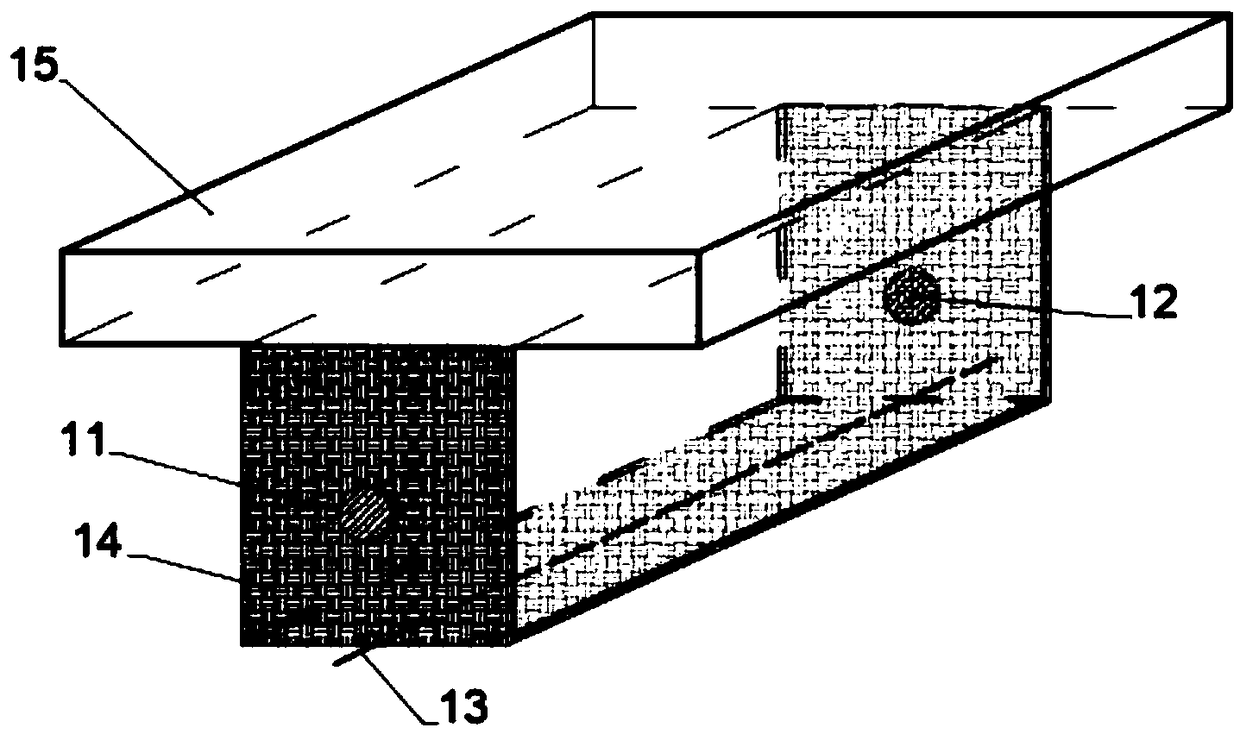 Structure reinforcement and multi-parameter synchronous monitoring device based on self-sensing carbon fiber cloth