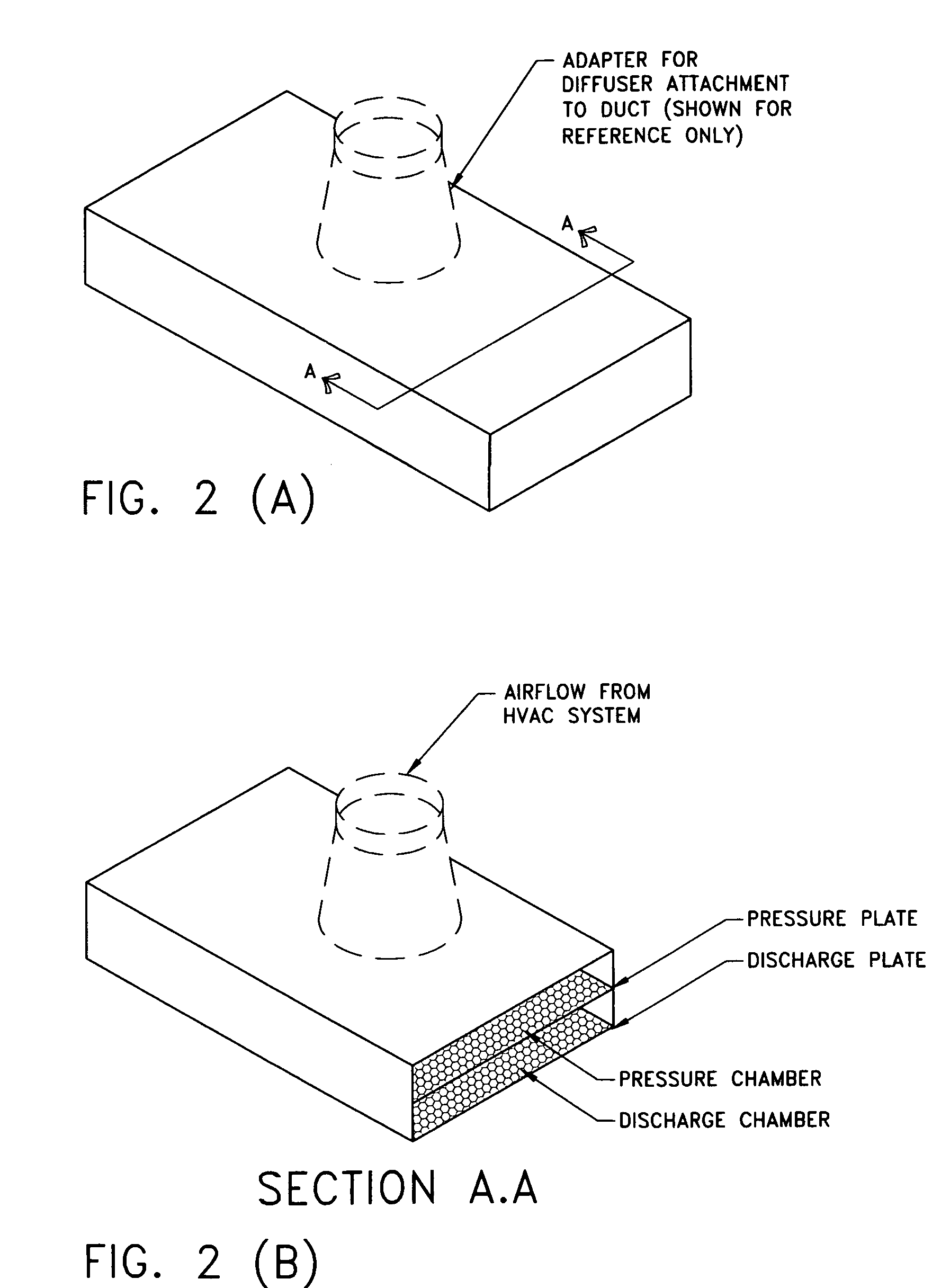 Diffuser assembly for non-turbulent air flow