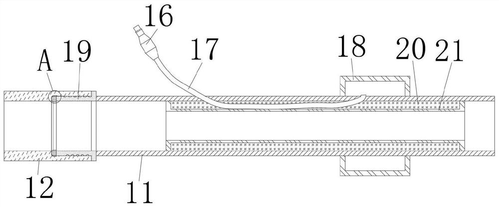 Trachea cannula special for animals and matched with animal respiration anaesthesia machine